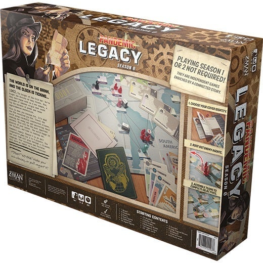 Spill Pandemic Legacy Season 0