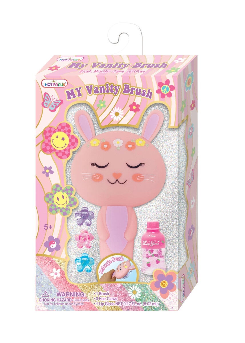 Hårbørstem/lipgloss og klemme