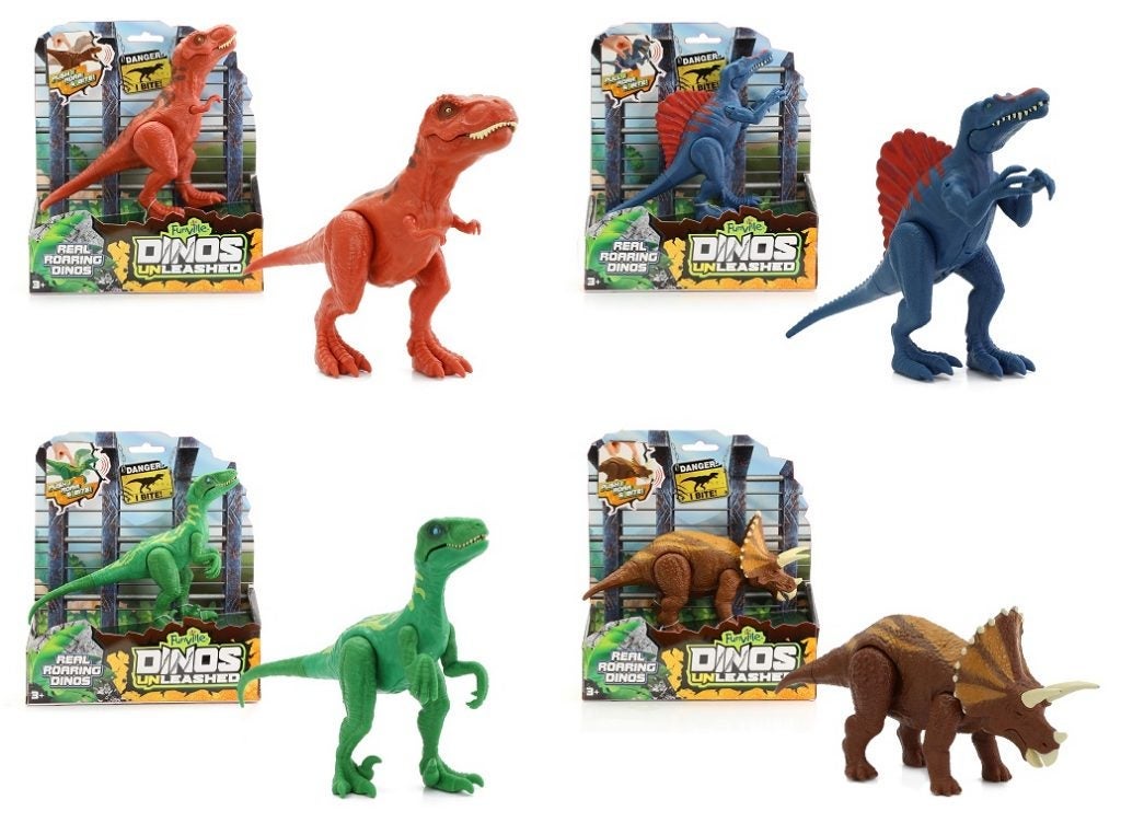 Dinos Unleashed Dinosaur m/Lyd 4 Ass 25Cm