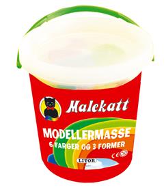 MODELLERMASSE I BØTTE