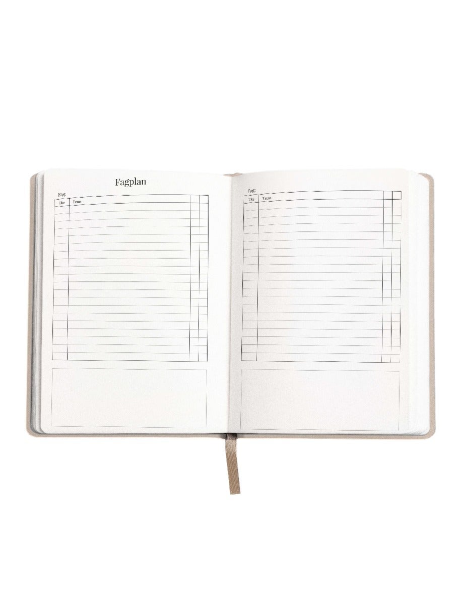 Studieplanlegger 25/26 Aveluna A5 Beige