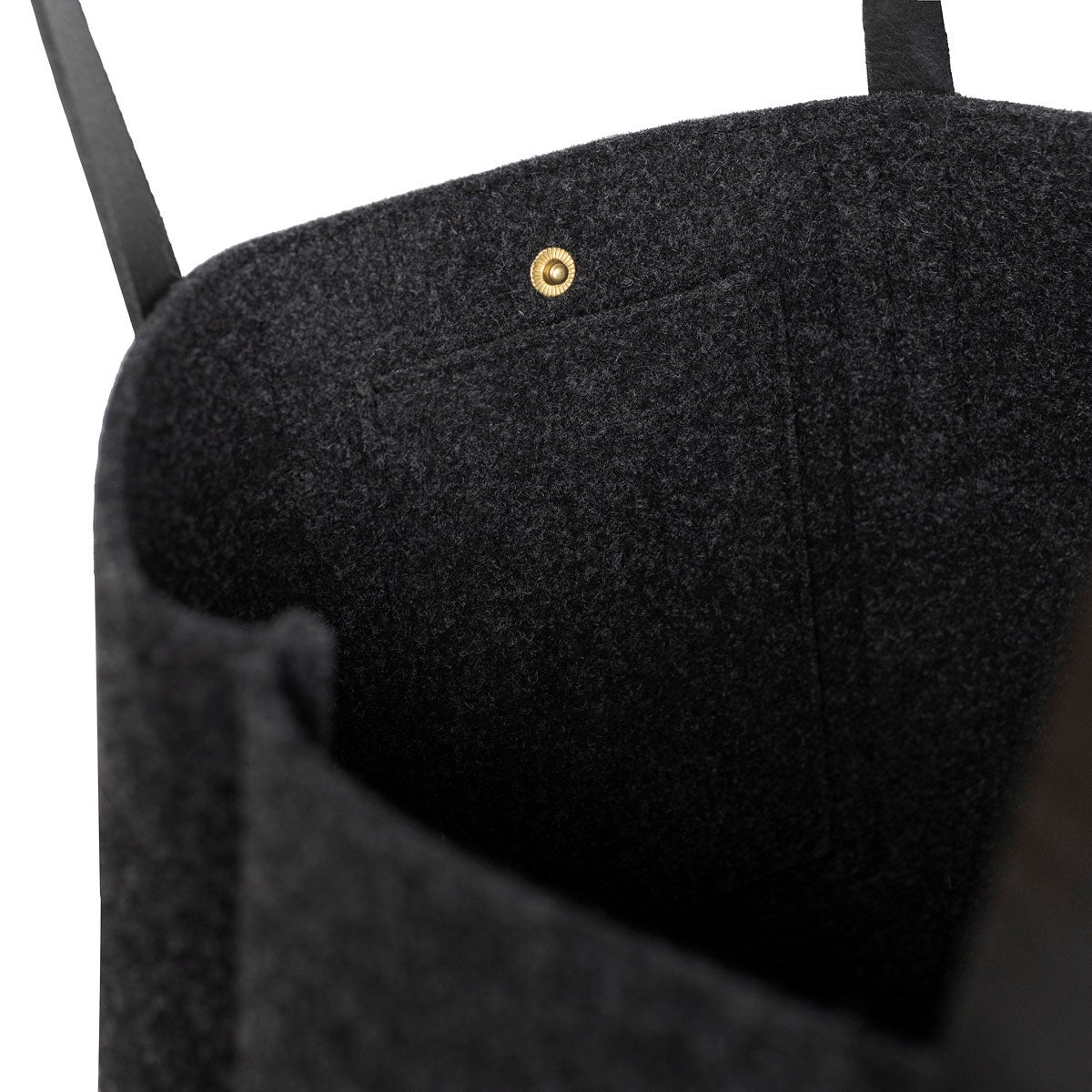 Handlenett P.A.P. Ull Transparent Black