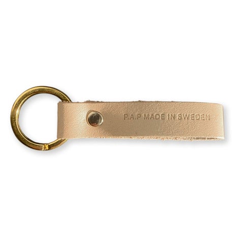 Nøkkelring P.A.P. Skinn Beige