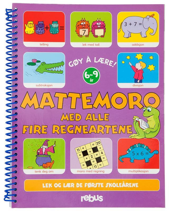 Lek og Lær Mattemoro - Aktivitetsbok