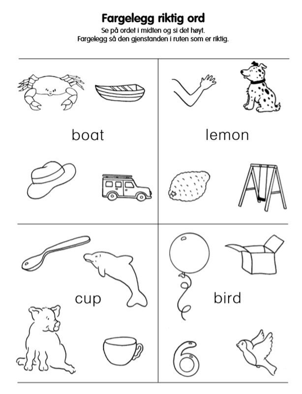 Aktivitetsbok Jeg lærer engelsk