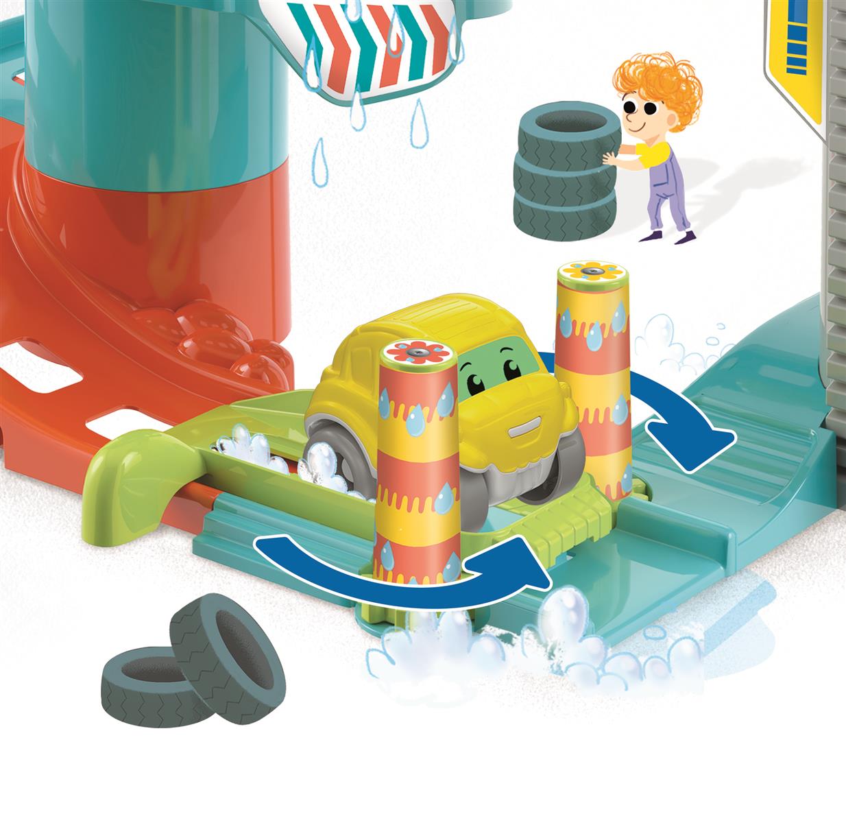 Tumbling Cars Garage 100% Recycled