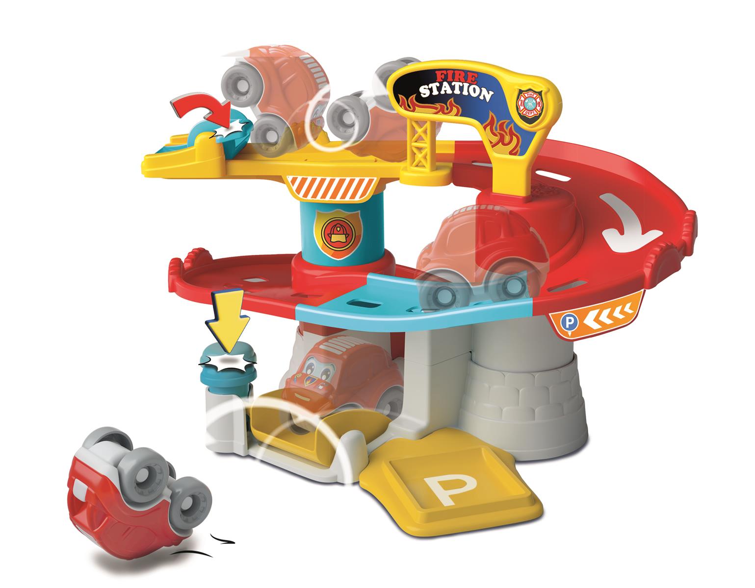 Tumbling Cars Garage 100% Recycled