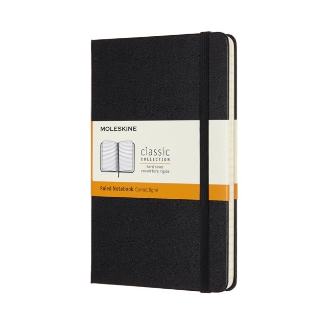 Notatbok Moleskine Linjert Sort