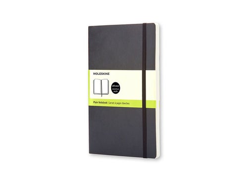 Moleskine Notatbok Myk Blank Sort L