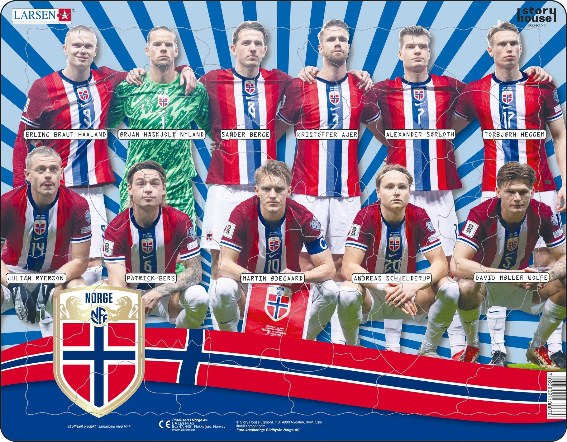 Platepusle 40 Maxi Fotball VM 2026 Lagbilde