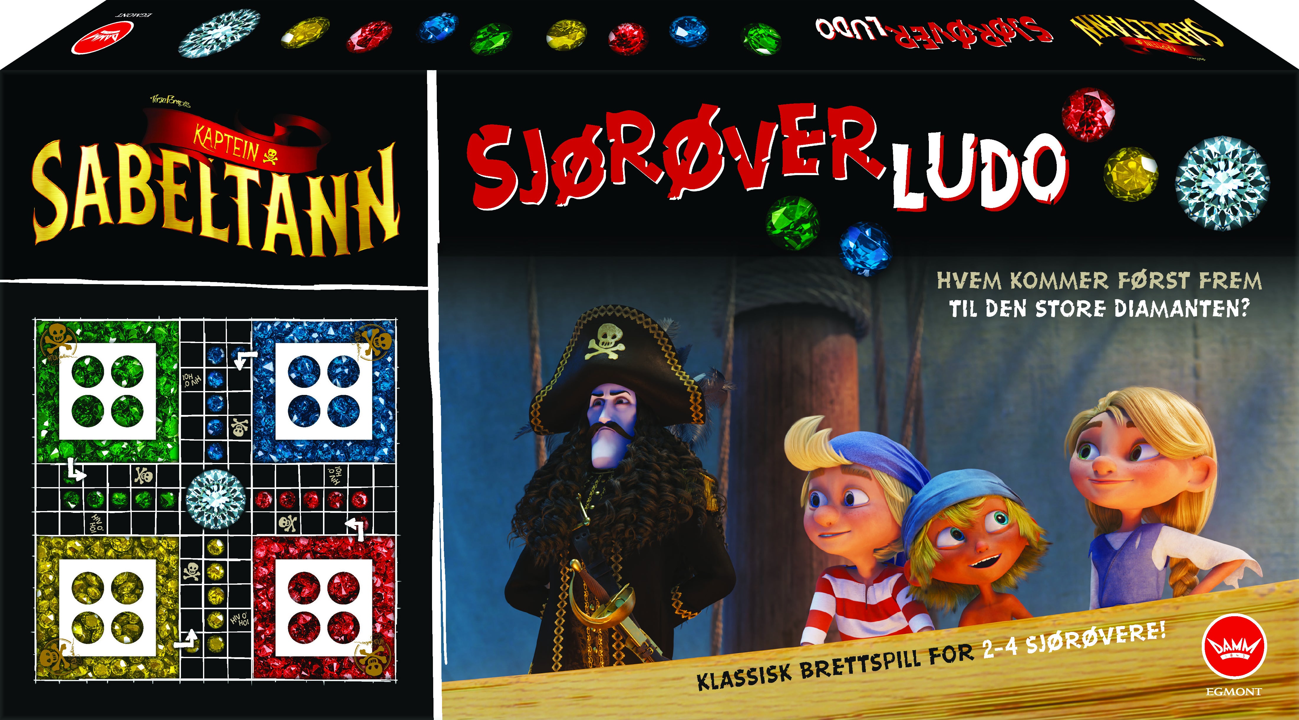 Spill Kaptein Sabeltann Sjørøverludo
