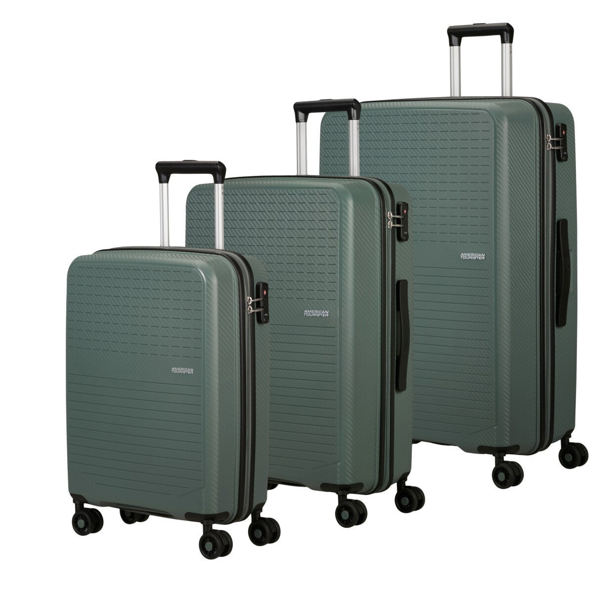 Koffertsett Summer Hit Dark Olive - American Tourister