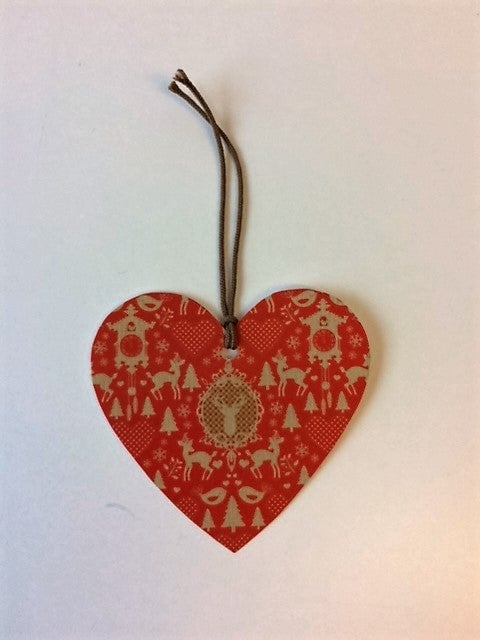 Merkelapper 5pk Kraft Med Rådyr Rød