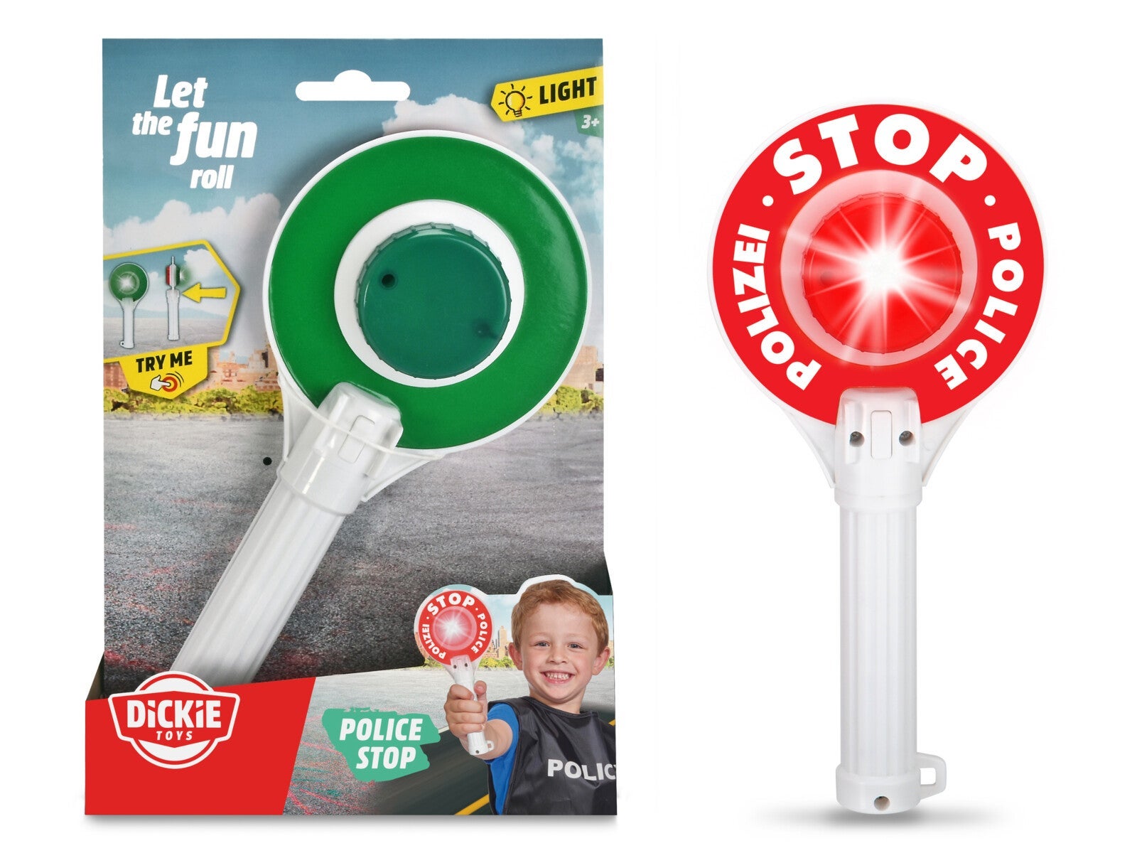Dickie Toys Politi Stoppskilt