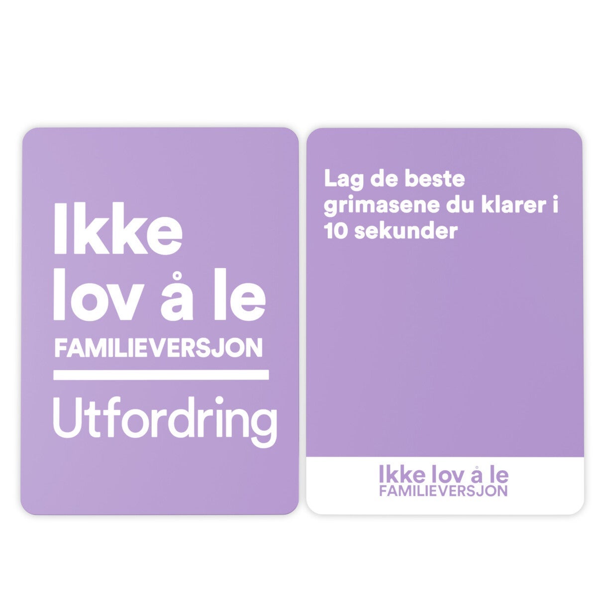 Spill Ikke lov å le Familieversjon