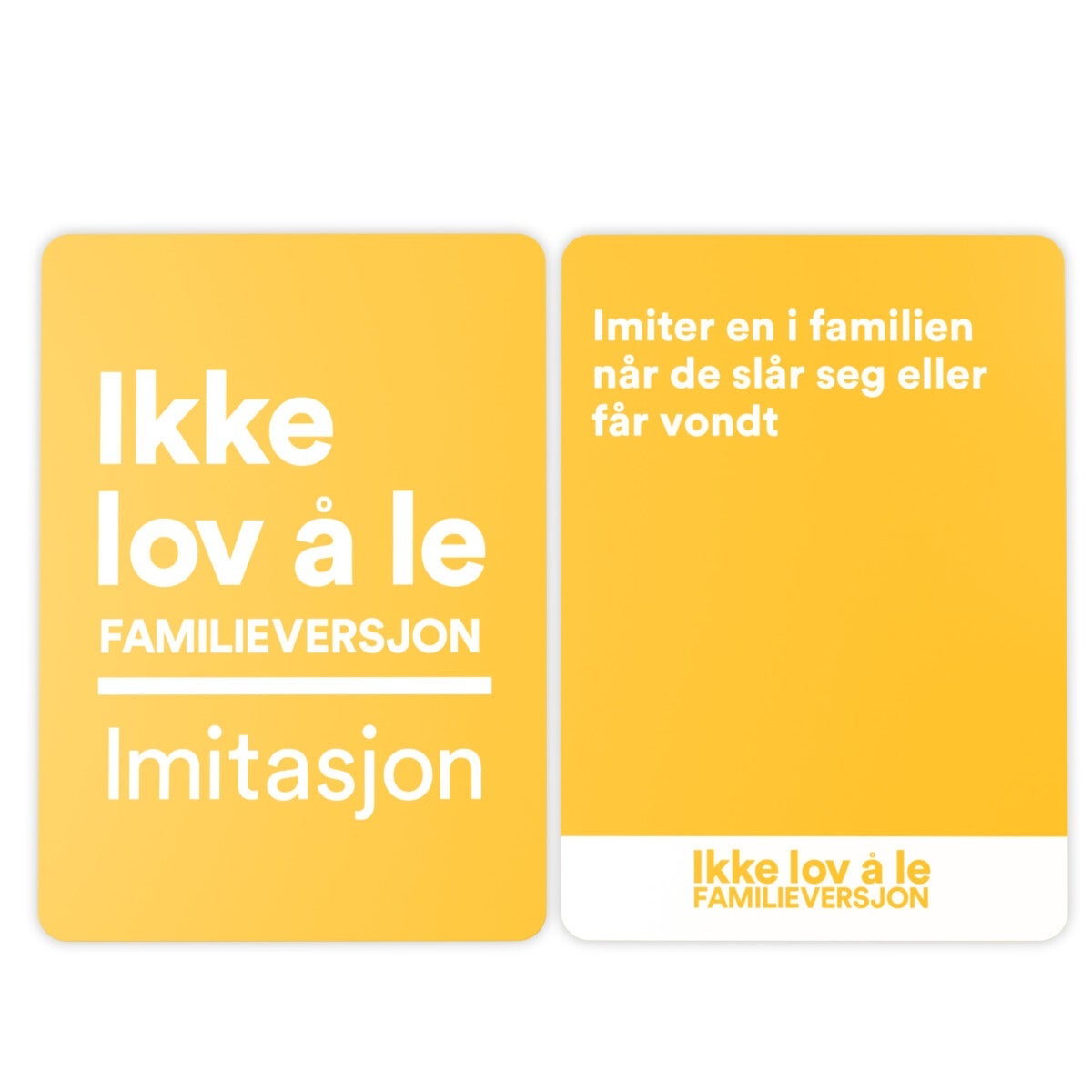 Spill Ikke lov å le Familieversjon