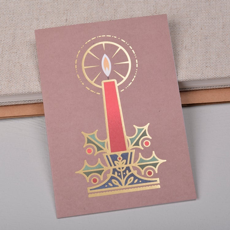 Julekort Candle