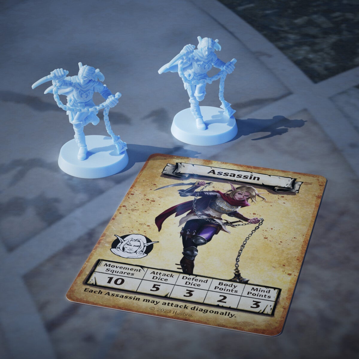 Spill Heroquest espansion Rise Dread Moon Eng