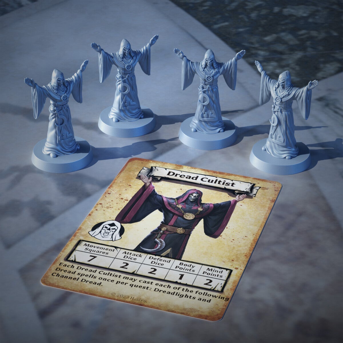 Spill Heroquest espansion Rise Dread Moon Eng