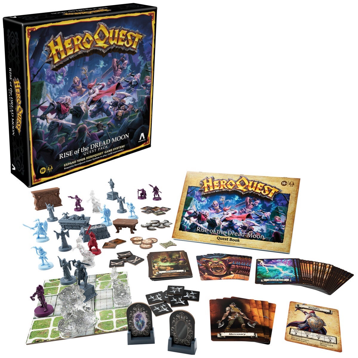 Spill Heroquest espansion Rise Dread Moon Eng
