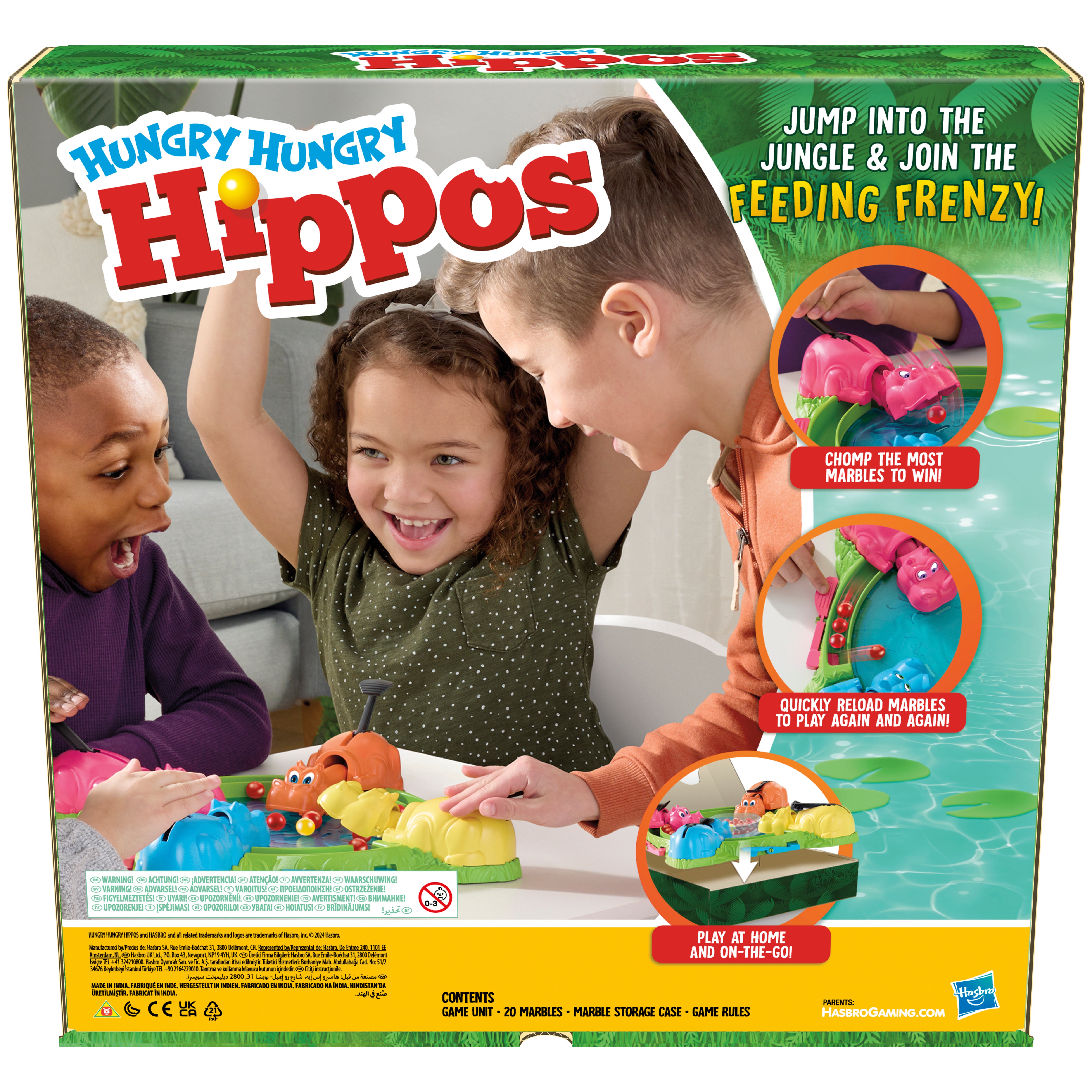 Spill Hungry Hungry Hippos