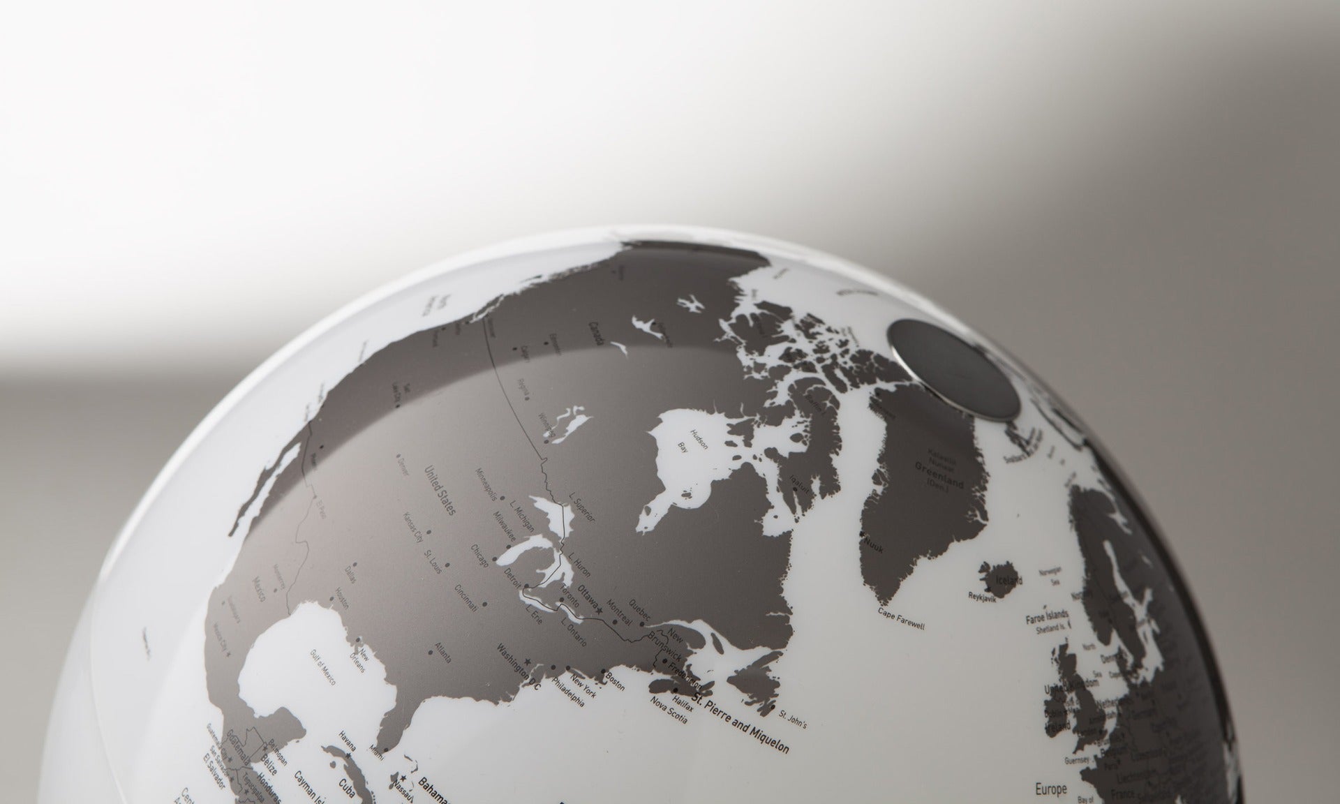 Globus 30cm Light & Colour Charcoal Eng LED-lys