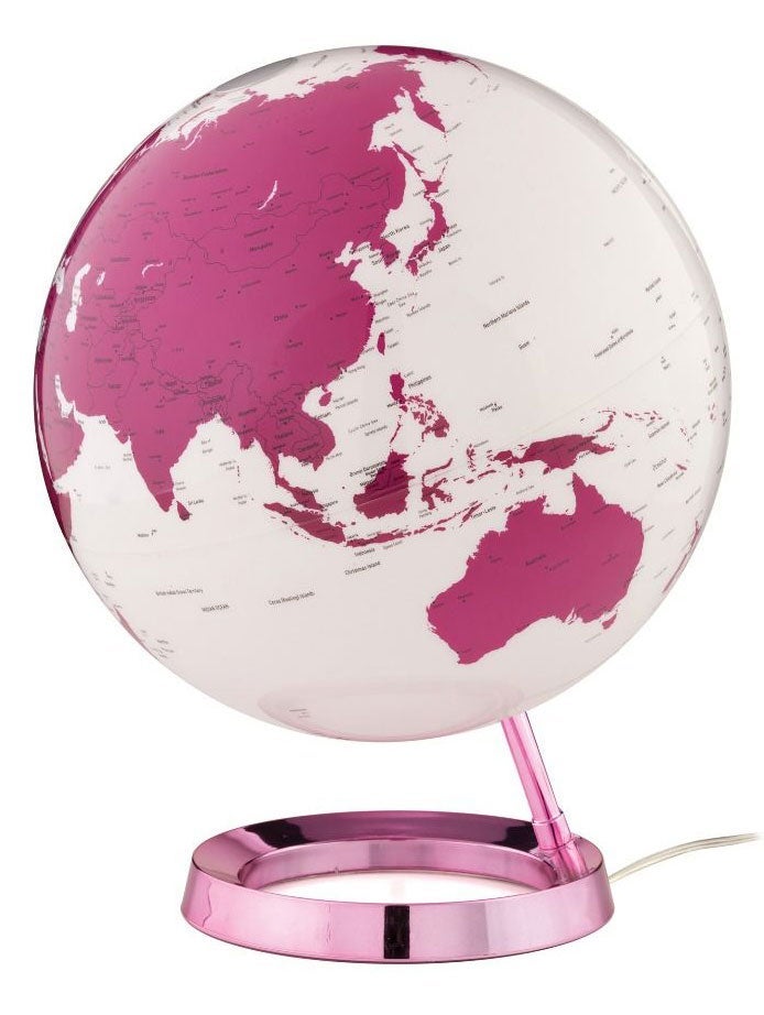 Globus 30cm Light & Colour Hot Pink Eng LED-lys