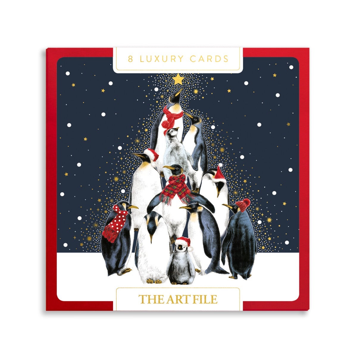 Kortpakke Luxury Penguins 8pk