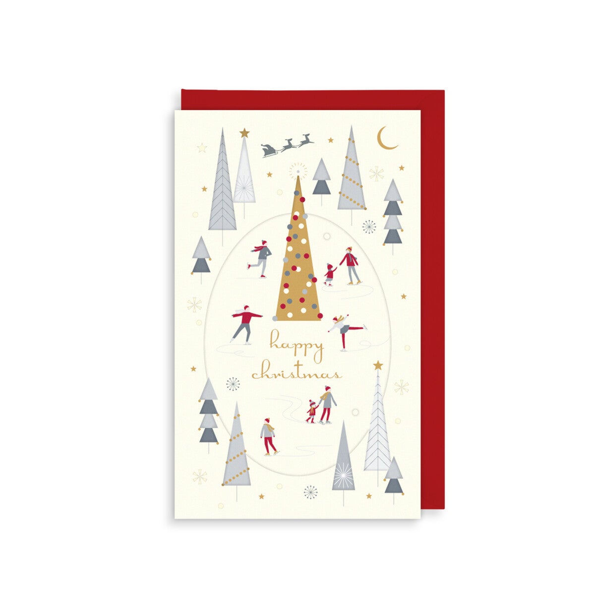 Julekort Crème Skate