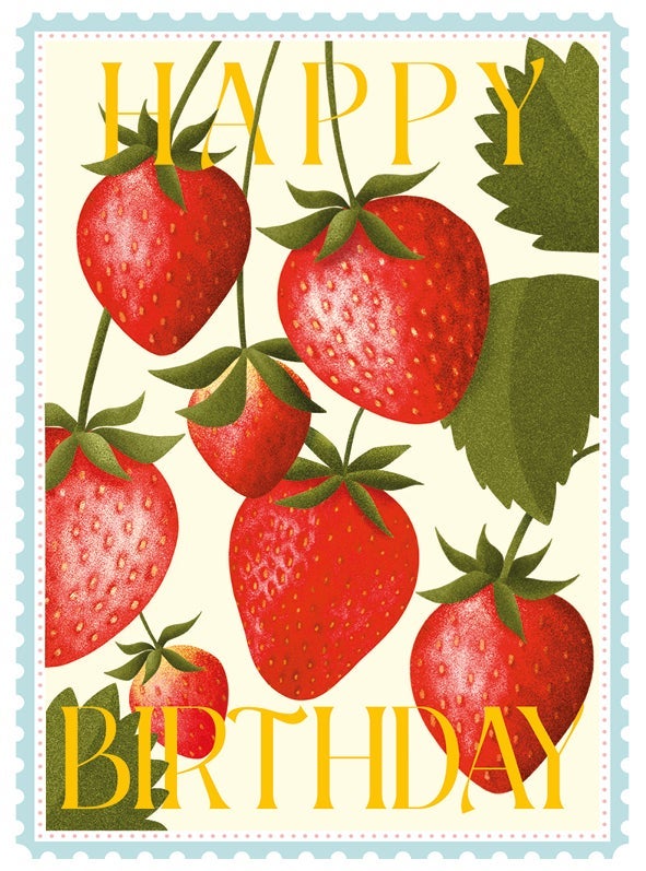 Kort Colourburst Strawberries