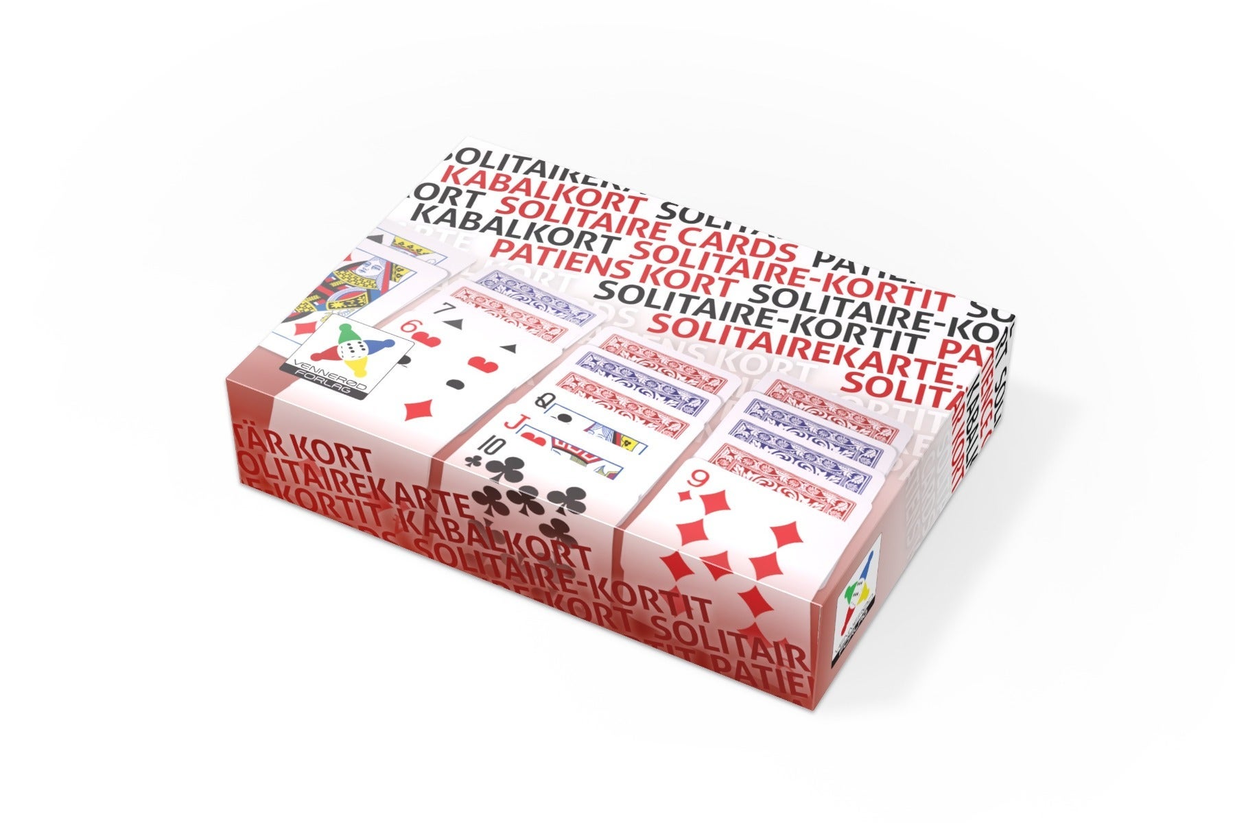 Kortstokk Solitaire Kabalkort 2Pk