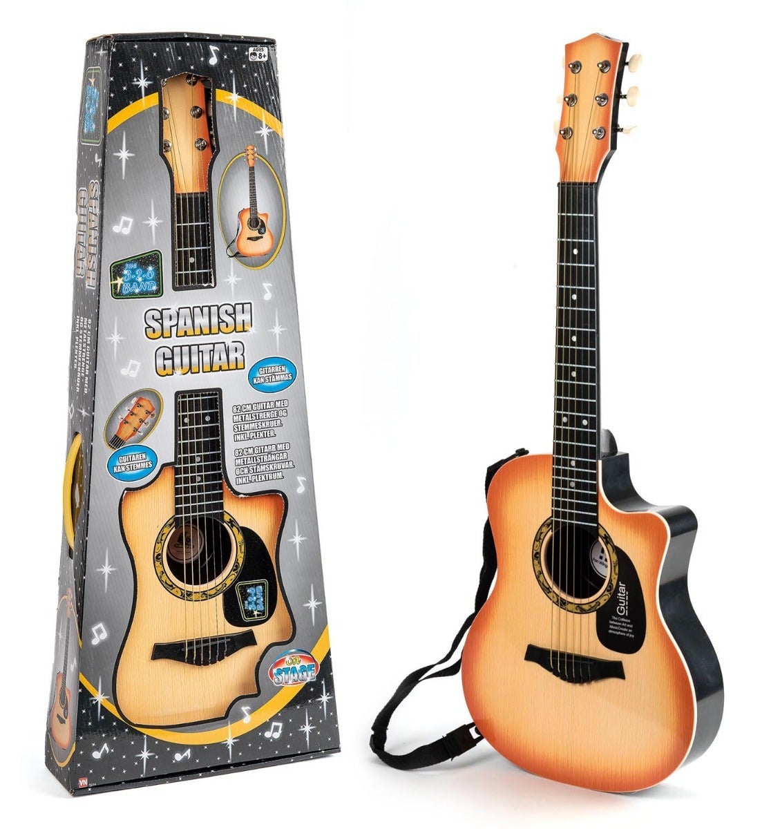 Gitar m/metallstrenger