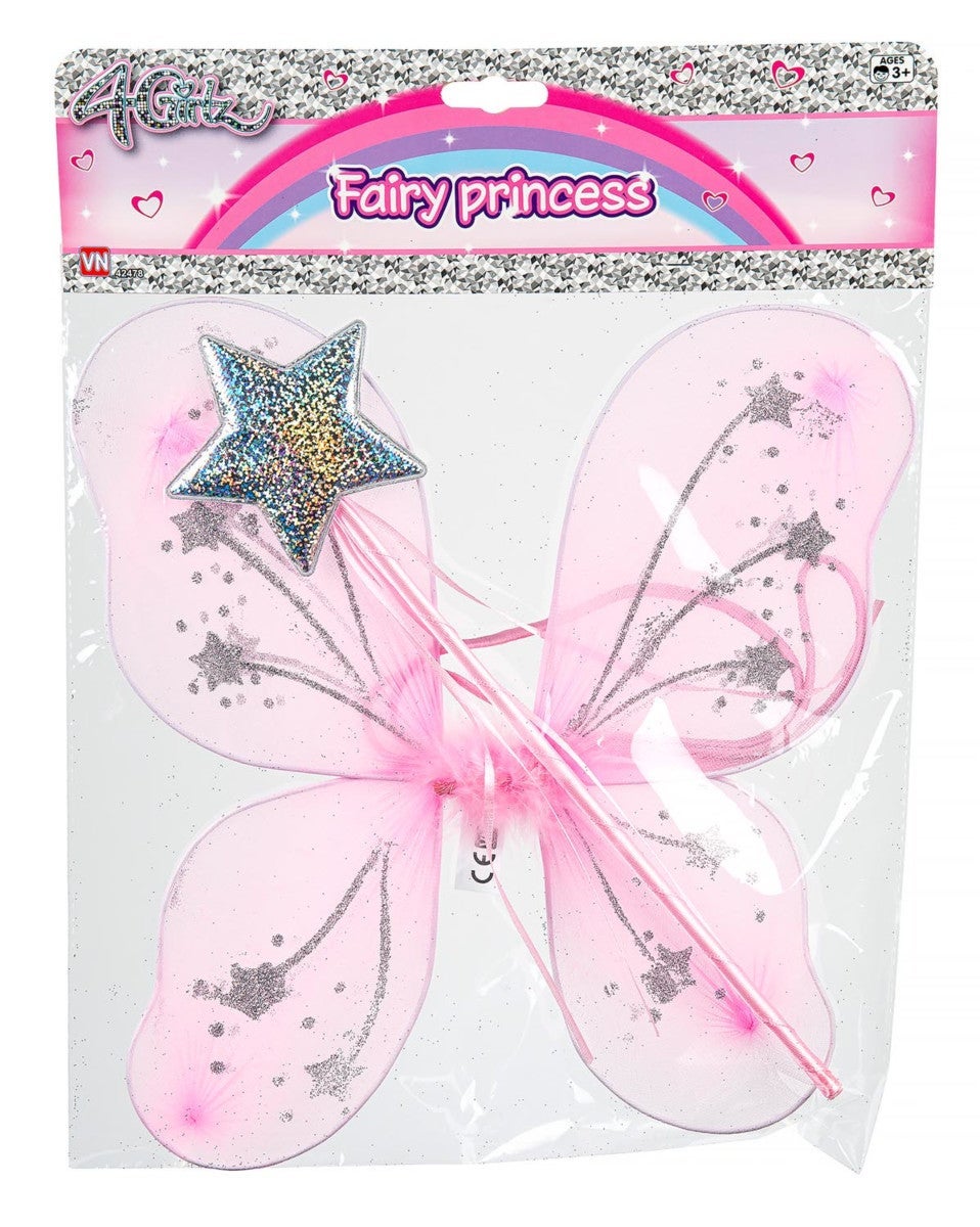 4-Girlz rosa vinger med festav