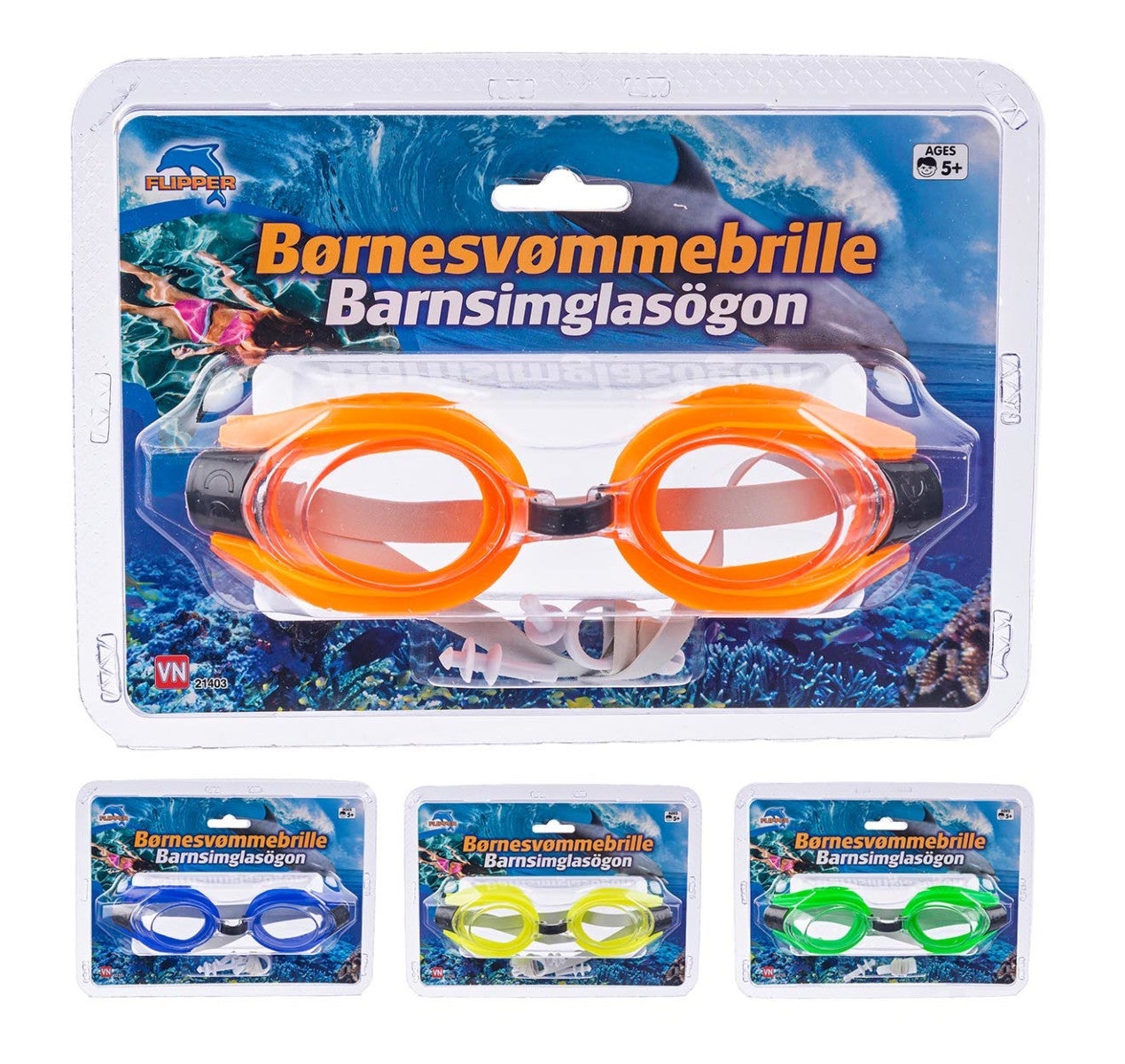 Barne svømmebriller