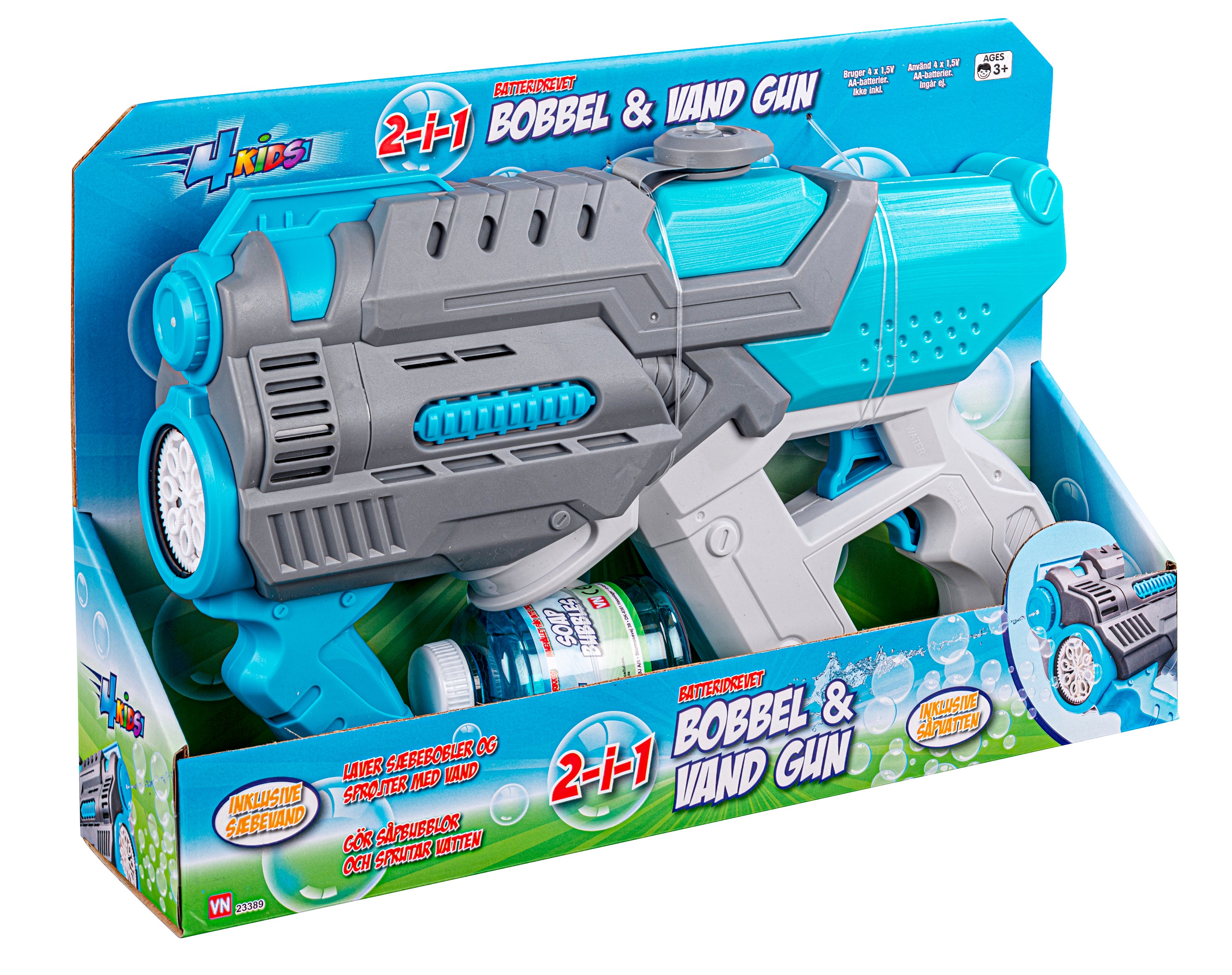 Såpeboble Vanngevær Batteridrevet