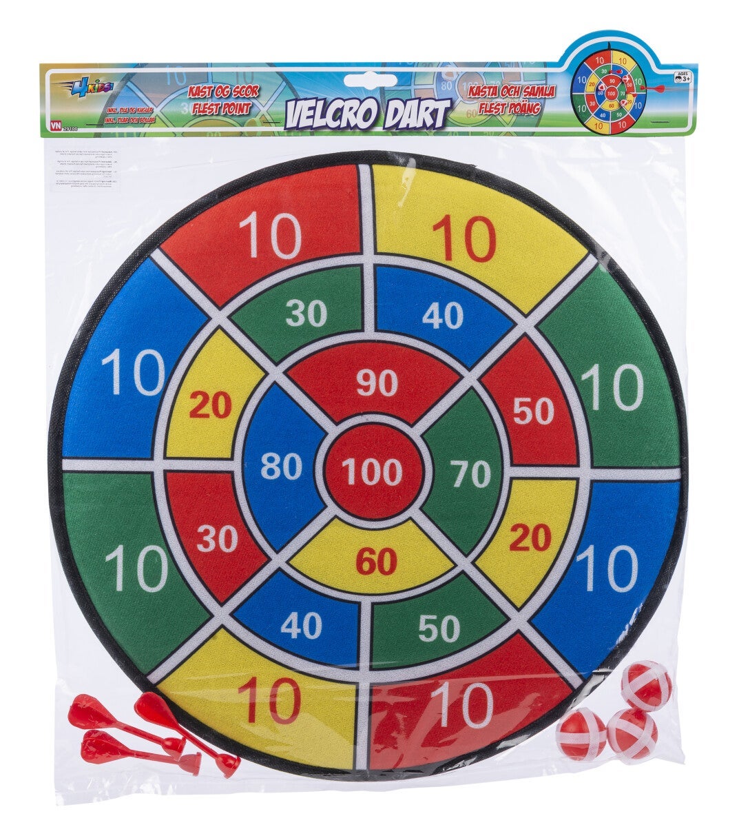 Velcrodart m/baller og piler