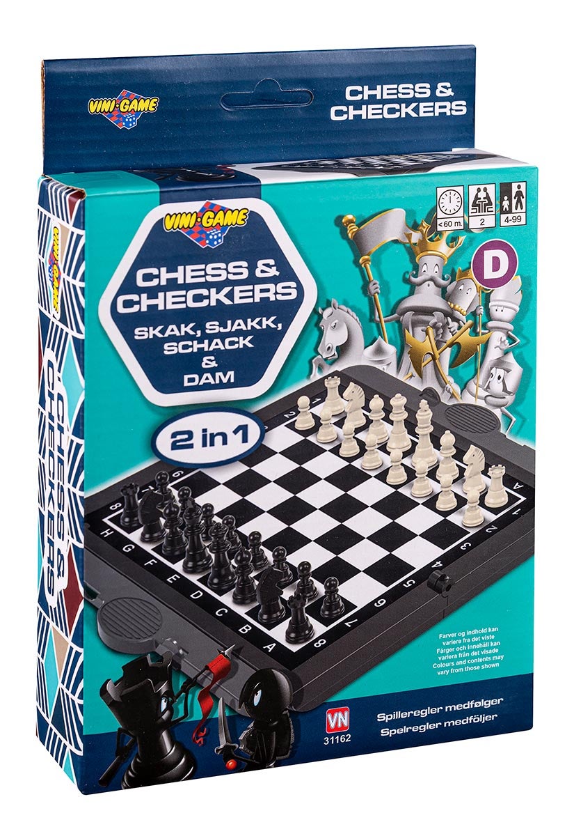 Spill Sjakk og Dam Reisespill