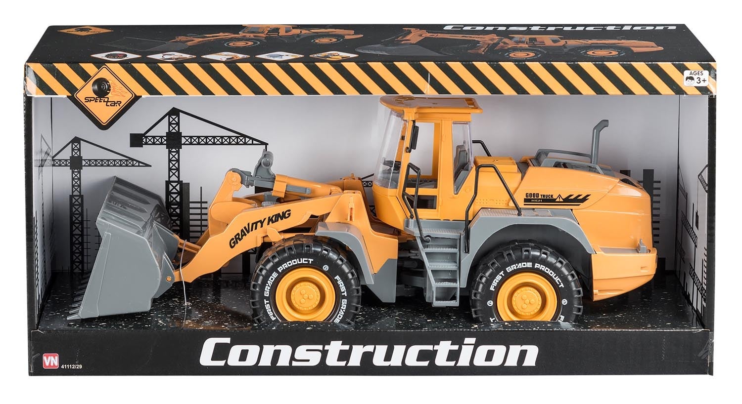 Hjullaster m/Friksjon 35cm