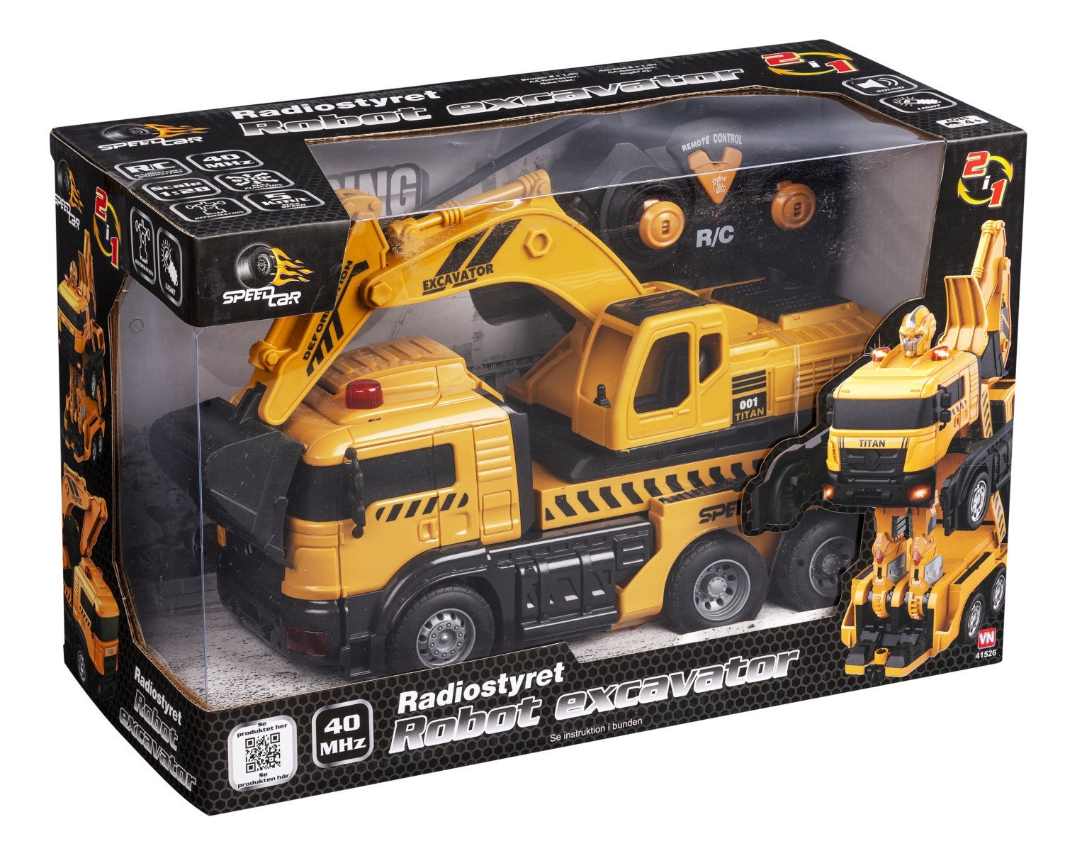 Fjernstyrt Truck/Robot 1:28