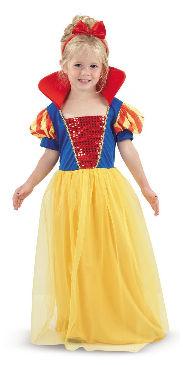 Rio Snehvit m/kjole og hårbøyle 104cm