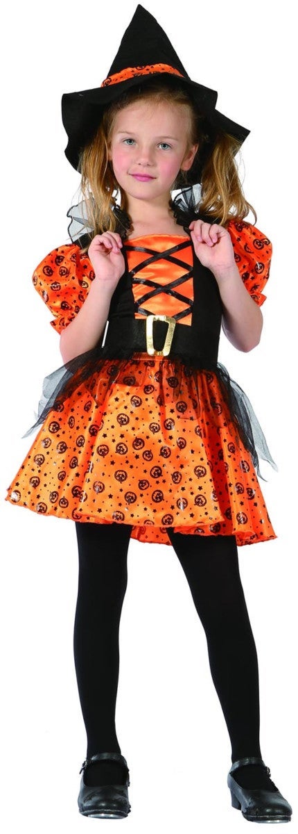 Utkledning Oransje Heks 160cm