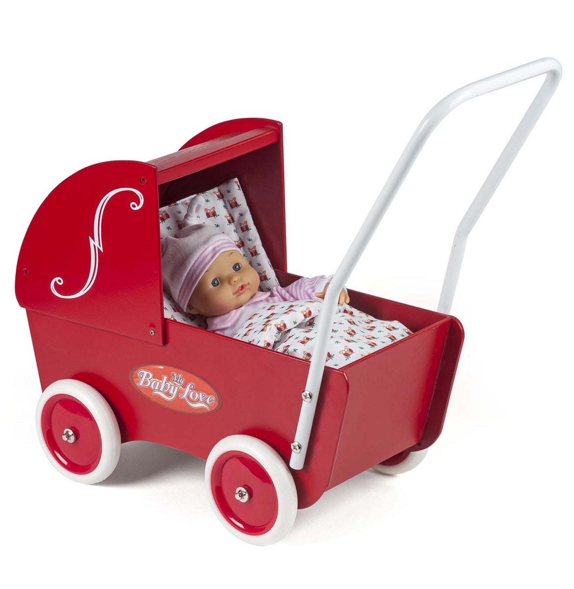 My Baby rød tredukkevogn