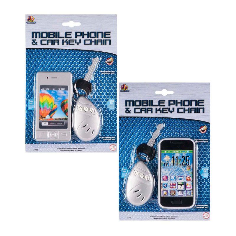 Mobiltelefon m/bilnøkkel blister