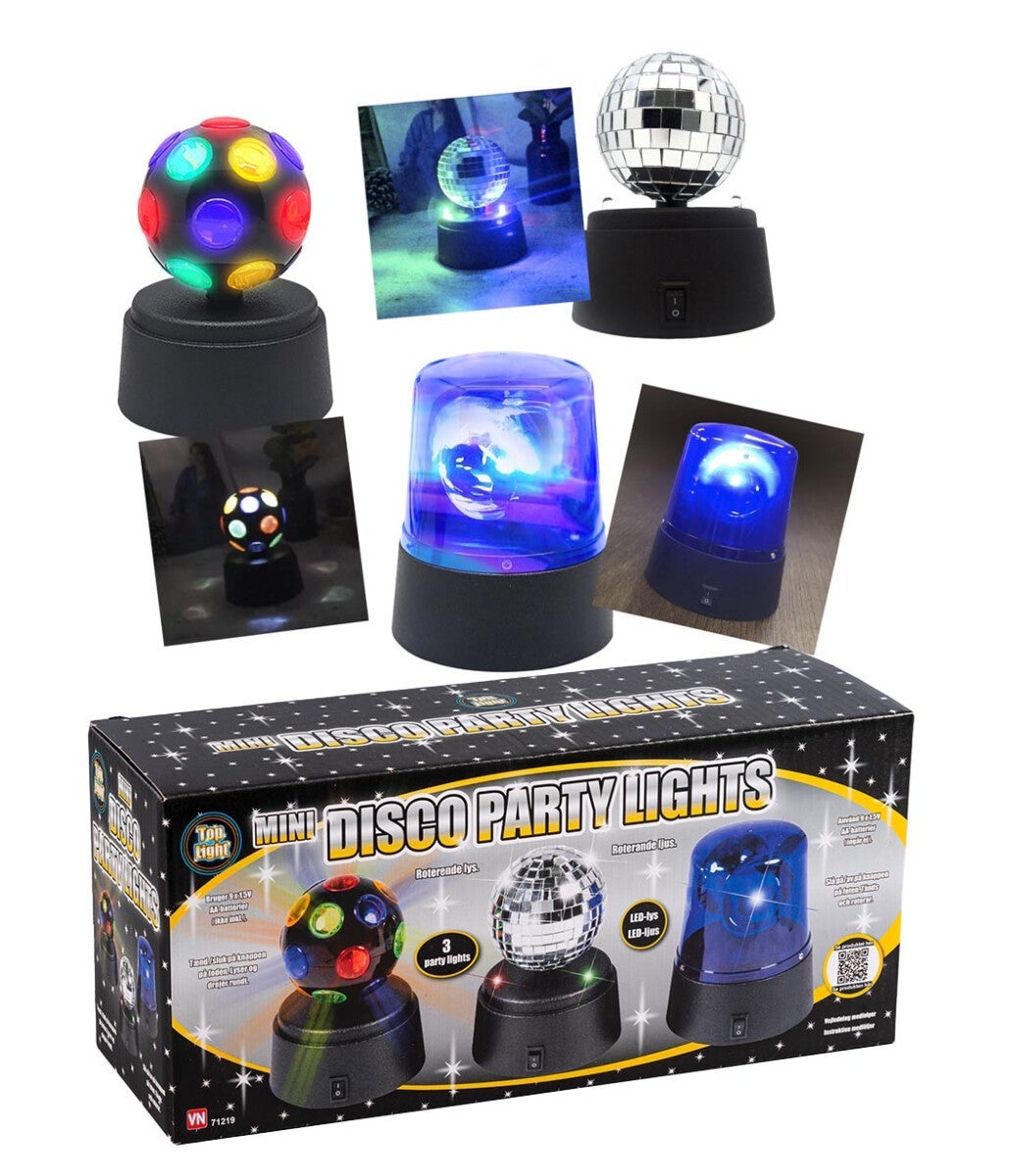 Mini Party Sett m/3 Lamper