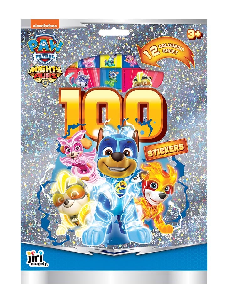 Stickersett Paw Patrol 100 Deler
