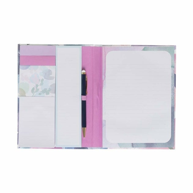 List Pad Notatbok Fleur A5 m/penn