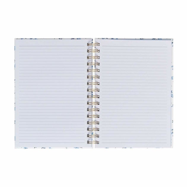 Notatbok A5 Blå Blomster