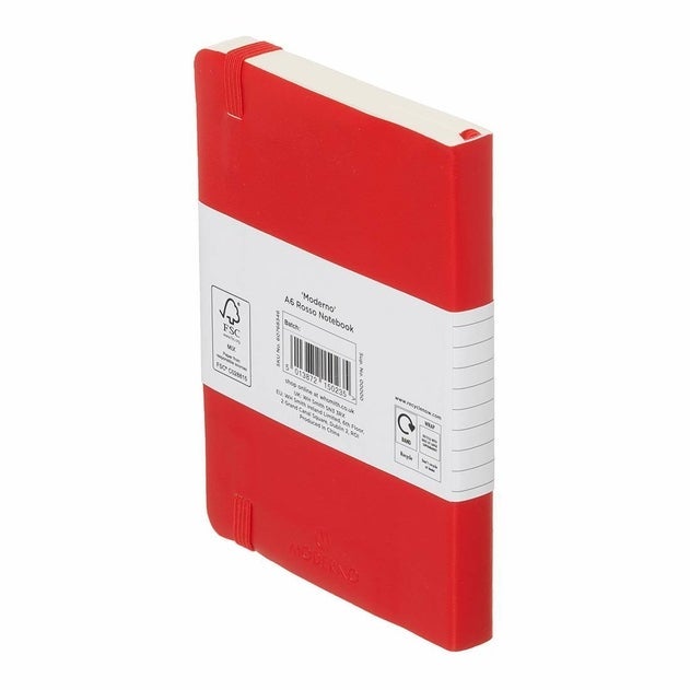 Notatbok Moderno Rød A6 Myk Linjer