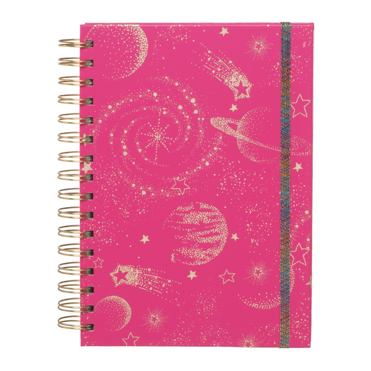 Notatbok A5 hard m/strikk Cosmic