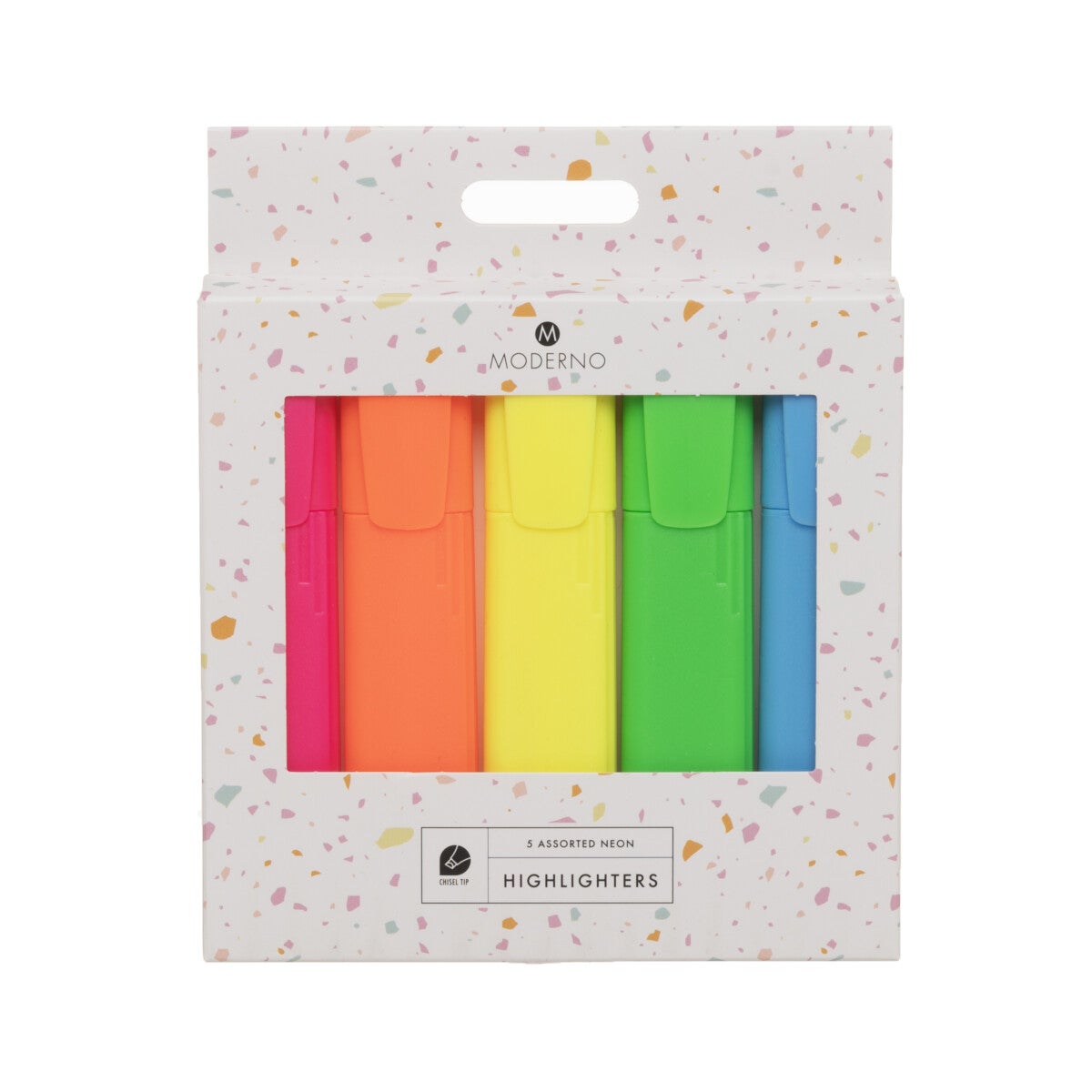 Highlighters Neon 5 pk Moderno